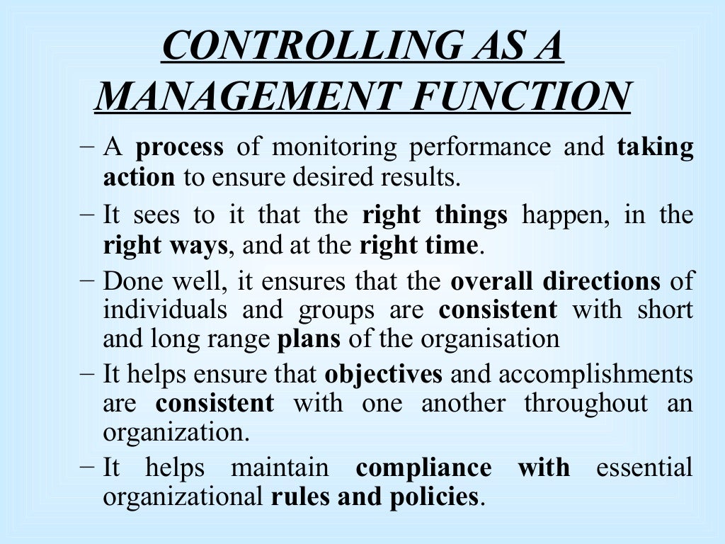 Controlling ppt