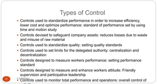 Controlling ppt | PPTX