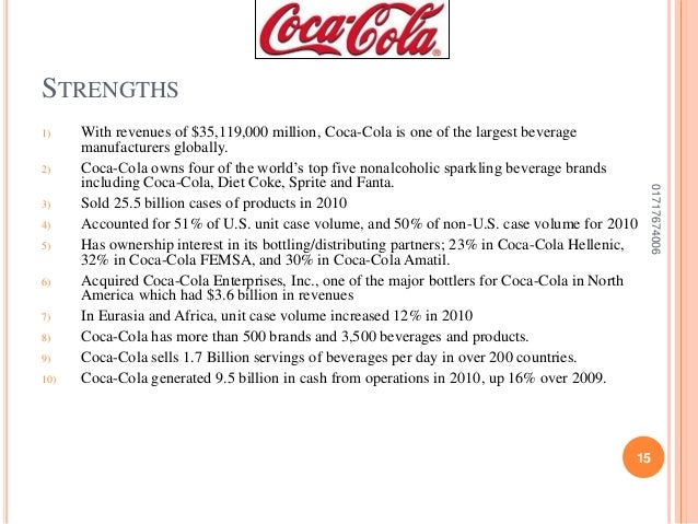 Controlling process of coca cola company