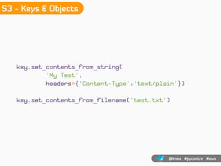 Controlling The Cloud With Python