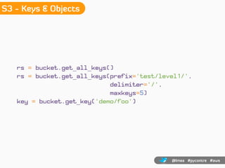 Controlling The Cloud With Python