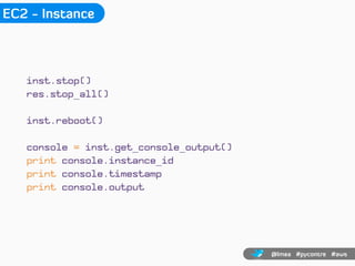 Controlling The Cloud With Python