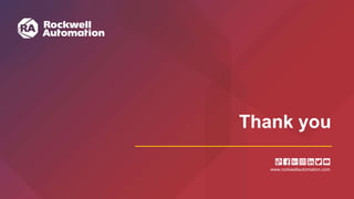 www.rockwellautomation.com
Thank you
 