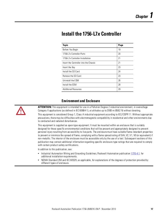 Controllogix System User Manual Publication 1756-um001