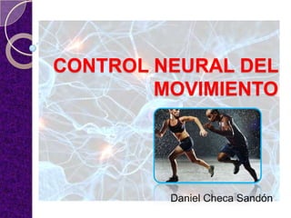 CONTROL NEURAL DEL
MOVIMIENTO
Daniel Checa Sandón
 