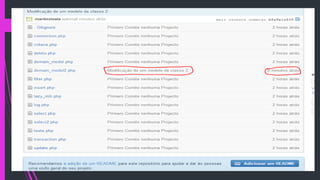 Compartilhando no GitHub

Agora visita o teu repositório
https://github.com/martinsisata/cambotaedgar

Nota que tem um comentário diferente do
primeiro comité e a data em que foi comitada.
Só good. Verifica na imagem seguinte

 