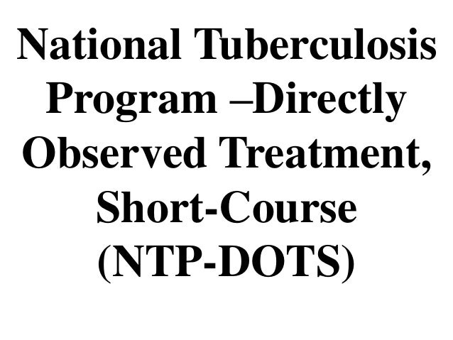 Navy Tuberculosis Program