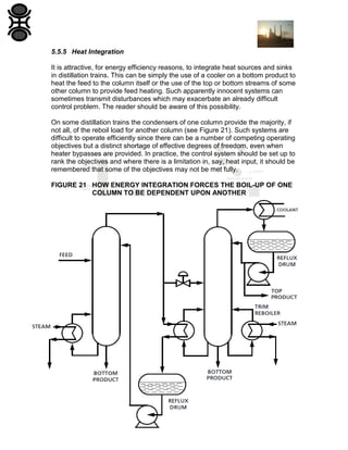 Control of Continuous Distillation Columns | PDF