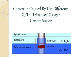 Control of corrosion on underwater piles ppt | PPTX