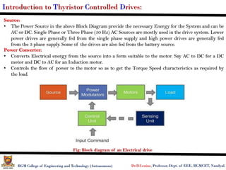 Control of DC Motors by Single Phase Converters and Three Phase ...
