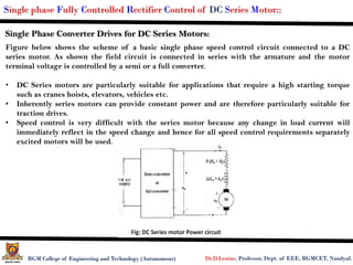 Control of DC Motors by Single Phase Converters and Three Phase ...