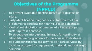 National Program for Prevention and Control of Deafness in India ...
