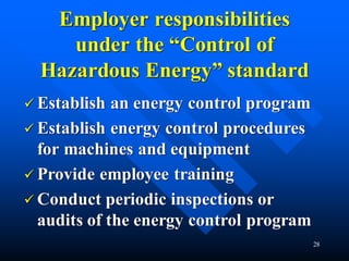 Control of Hazardous Energy .LOUTOUT. PDF | PDF