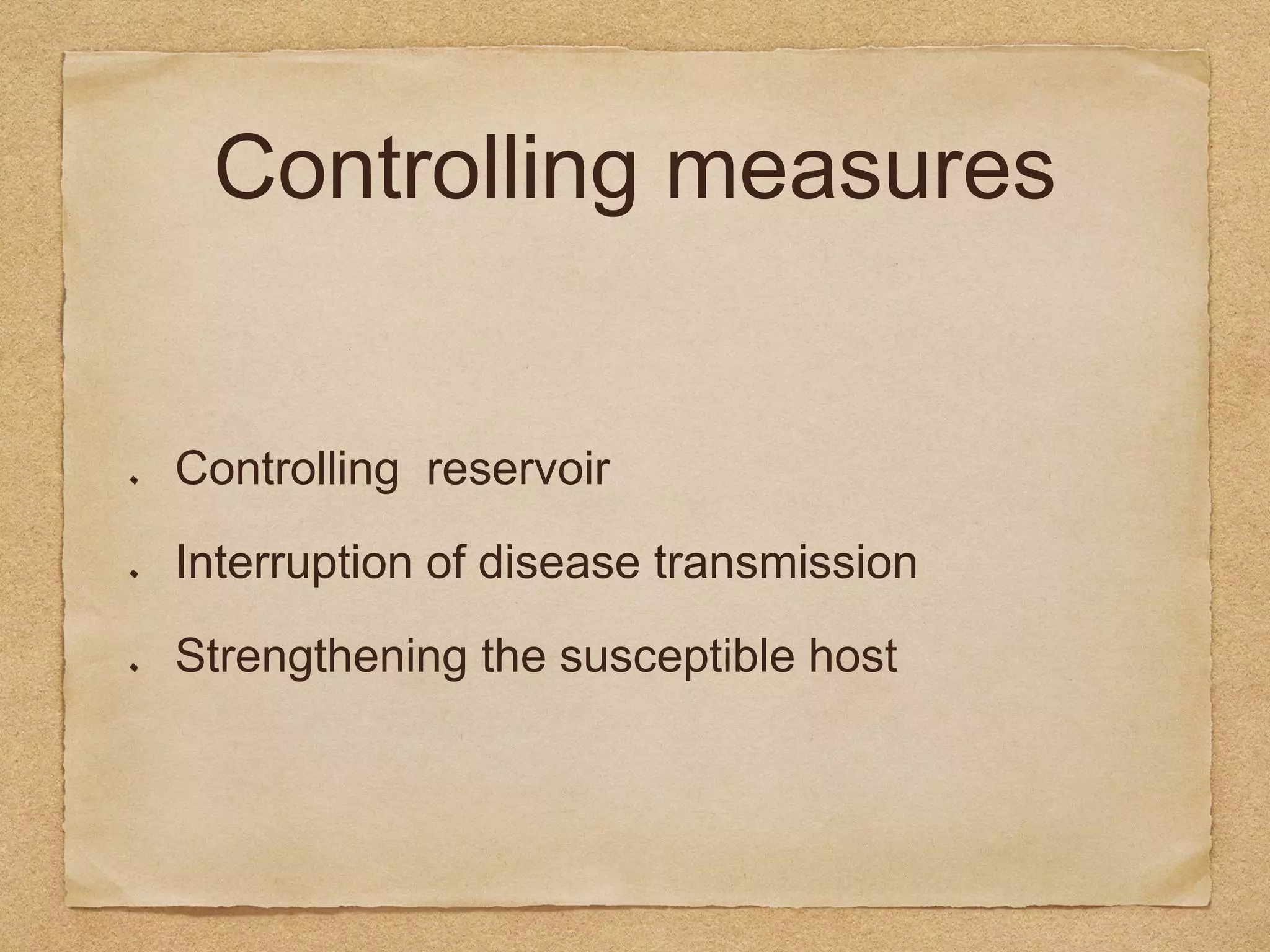 Control of infection | PPTX