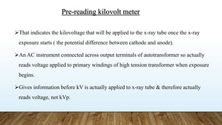 Control of kV and mA in x-ray tube.pptx