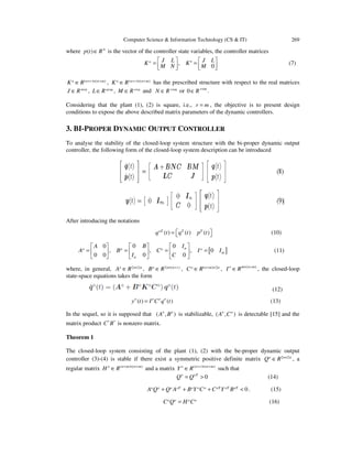 Control of linear systems using | PDF