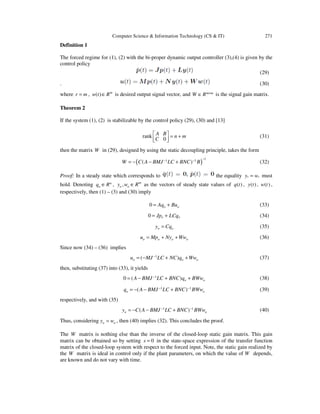 Control of linear systems using | PDF
