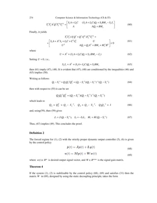 Control of linear systems using | PDF