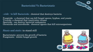 Control of microbial growth | PDF