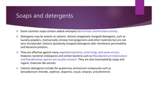 Control of microrganisms - Food Microbiology - Food Processing | PPTX