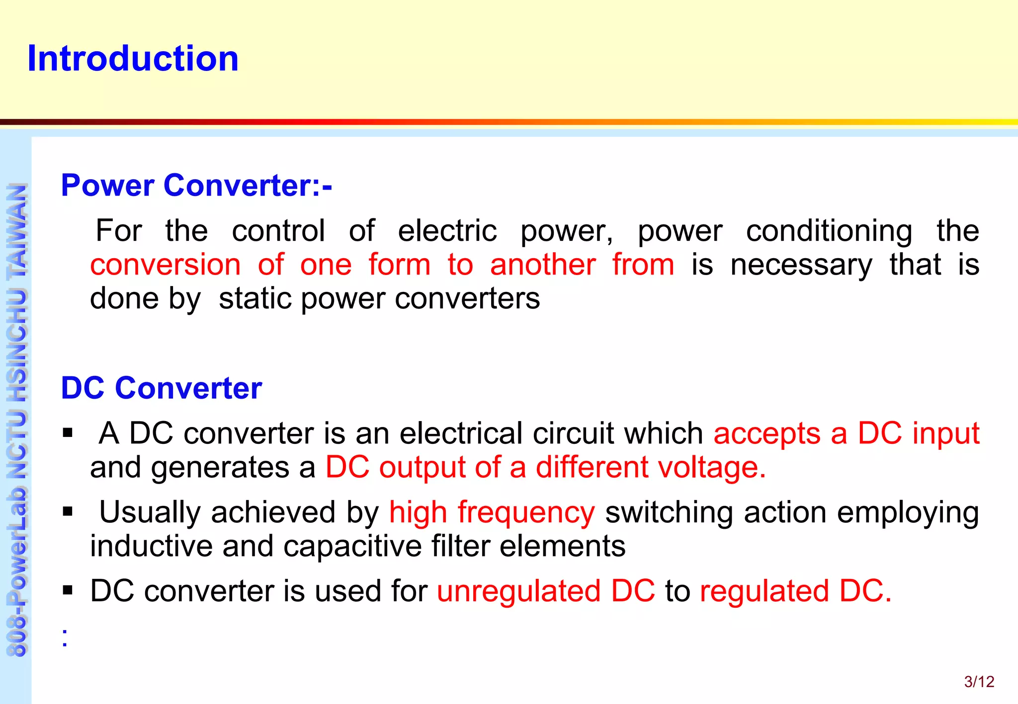 Control of parallel dc dc converters in a dc microgrid | PPT