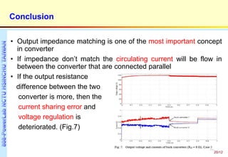 Control of parallel dc dc converters in a dc microgrid | PPTX