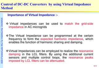 Control of parallel dc dc converters in a dc microgrid | PPTX