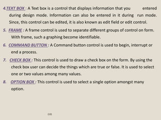 control structure in visual basic | PPTX