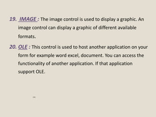 control structure in visual basic | PPTX