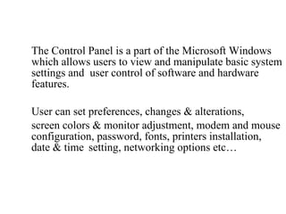 Control panel 07 | PPT