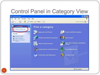 Control Panel in Category View




4
 