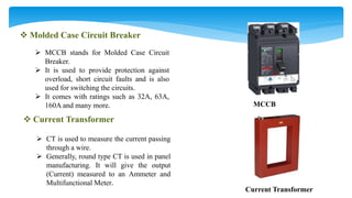 Mccb Function This ppt is based on the working and the making of the control panels ...