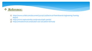 This ppt is based on the working and the making of the control panels ...
