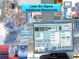 Lean Six Sigma Co n t ro l 
Additional Resources 
 