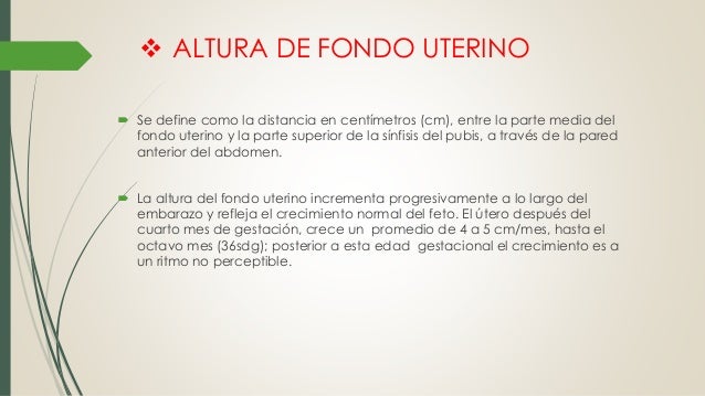 Control prenatal