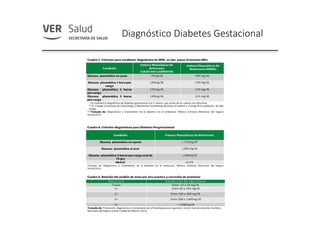 Diagnóstico Diabetes Gestacional
 