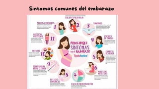 Sintomas comunes del embarazo
 