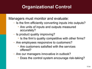 Control process | PPT | Business Operations | Business