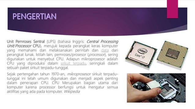 Control processing unit (cpu) | PPT