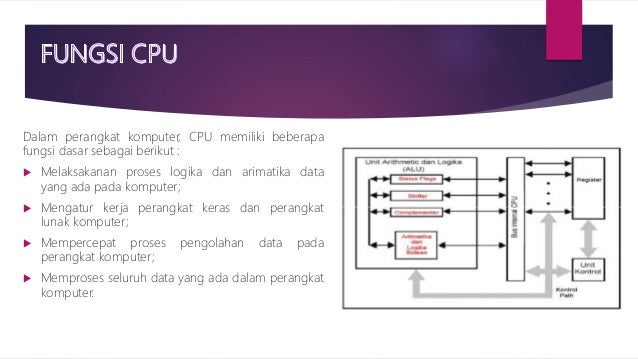 Control processing unit (cpu)