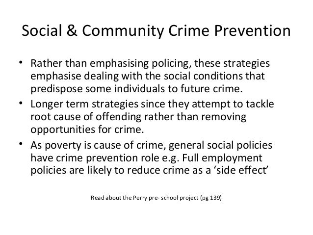Crime prevention essay