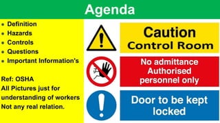 Process Control Room Rules CONTROL ROOM PRECAUTIONS.pptx