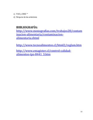 Control Sanitario De Alimento1