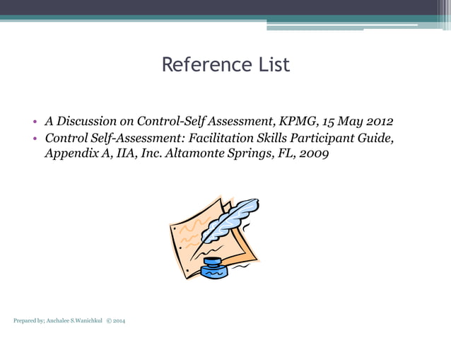 Control self assessment (csa) | PPTX