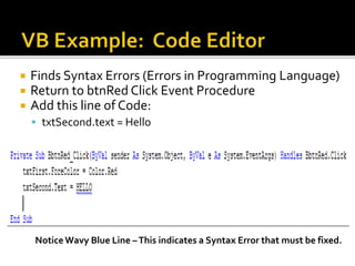 Controls events | PPTX