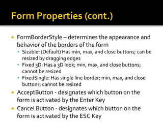 Controls events | PPTX