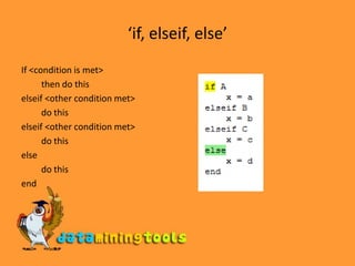 Control Statements in Matlab | PPT