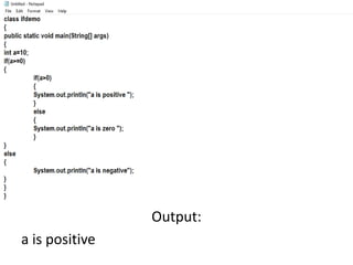 Control statements in java | PPTX