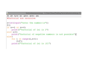 control statements IN PYTHON PROGRAMMING | PPTX