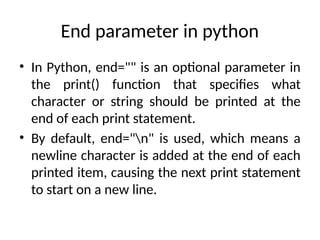 control statements IN PYTHON PROGRAMMING | PPTX